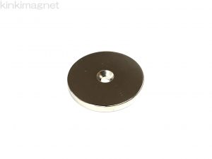 ネオジム磁石　Φ29xΦ3×3.5（Φ6皿穴）